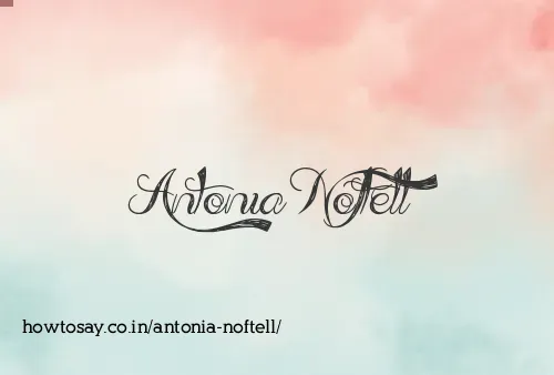 Antonia Noftell
