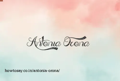 Antonia Orona