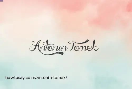 Antonin Tomek