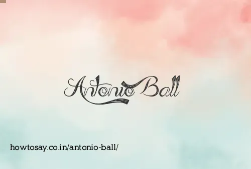 Antonio Ball