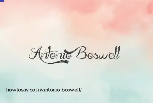 Antonio Boswell