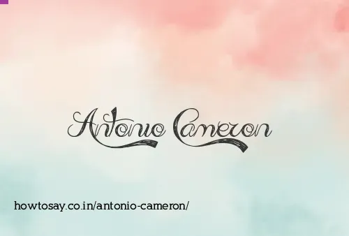 Antonio Cameron