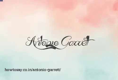 Antonio Garrett