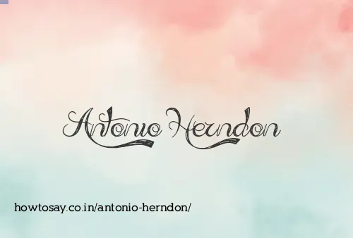 Antonio Herndon
