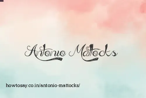 Antonio Mattocks