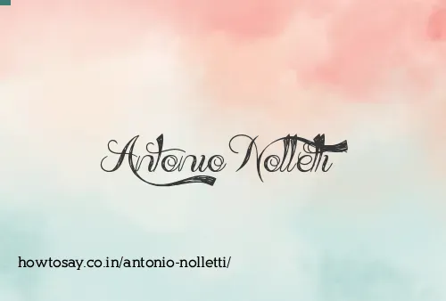 Antonio Nolletti