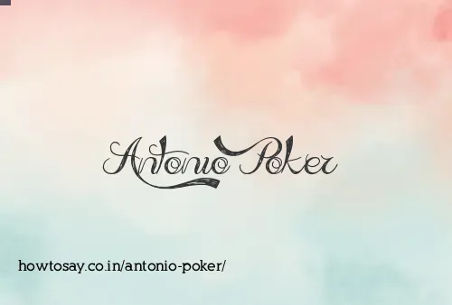 Antonio Poker