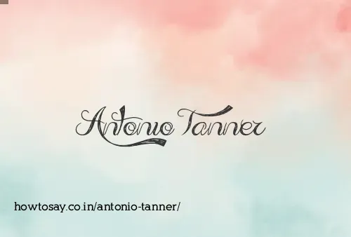 Antonio Tanner