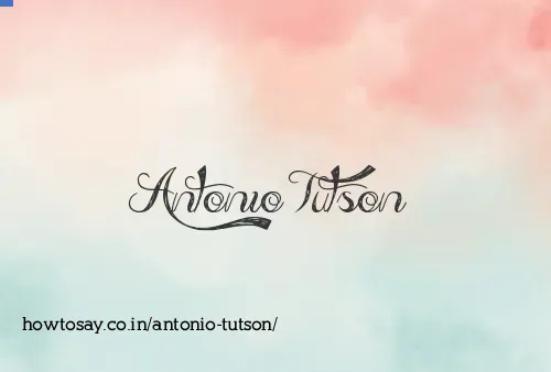 Antonio Tutson