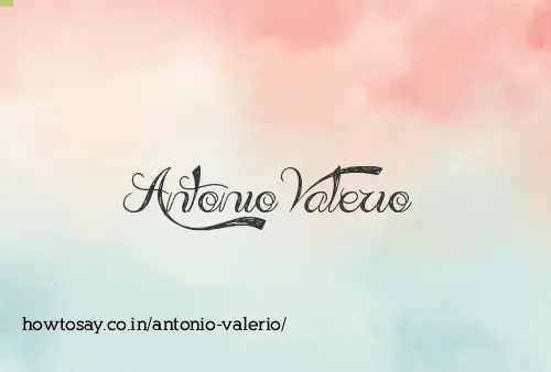 Antonio Valerio