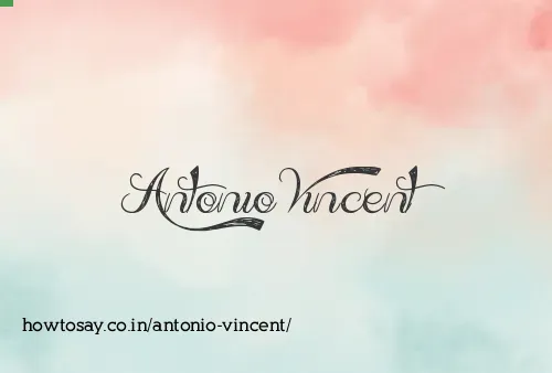 Antonio Vincent