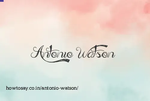 Antonio Watson