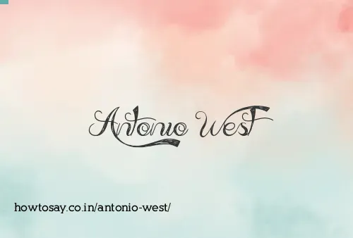 Antonio West