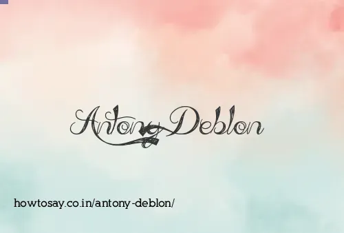Antony Deblon