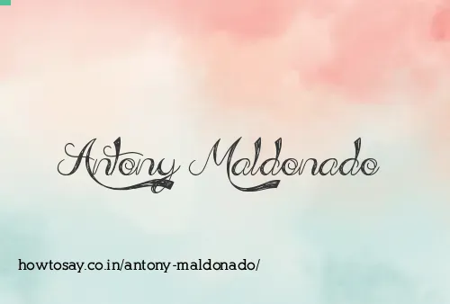 Antony Maldonado