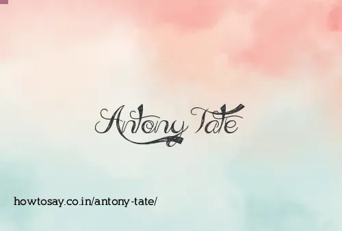 Antony Tate