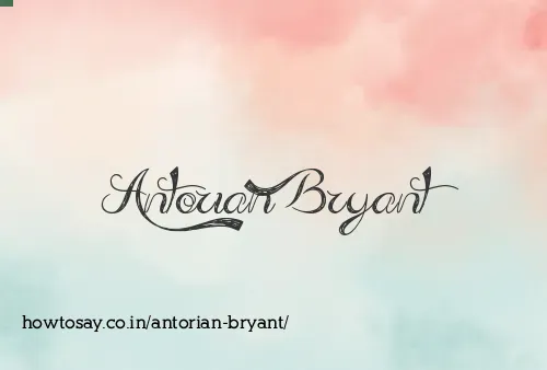 Antorian Bryant