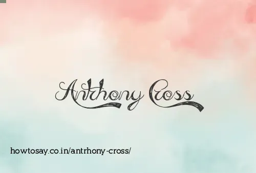 Antrhony Cross