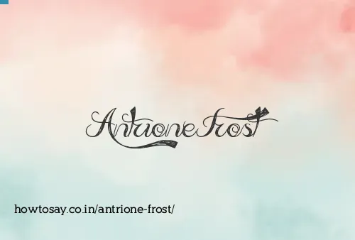 Antrione Frost