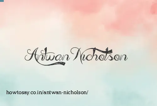 Antwan Nicholson