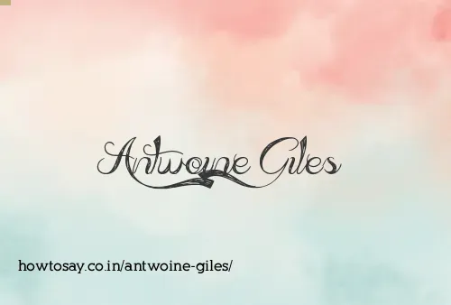 Antwoine Giles