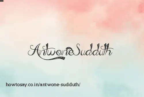 Antwone Sudduth