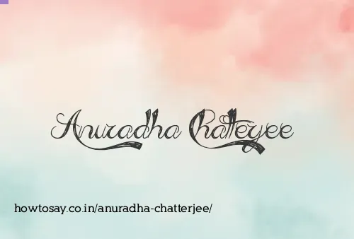 Anuradha Chatterjee