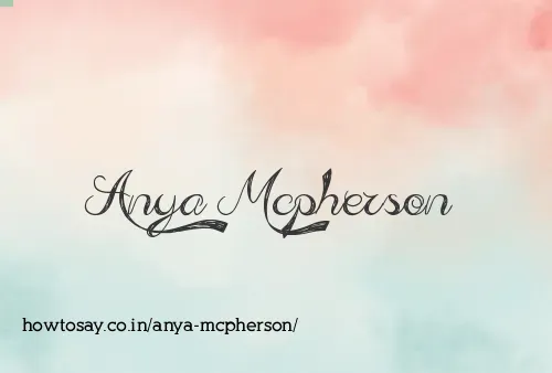 Anya Mcpherson