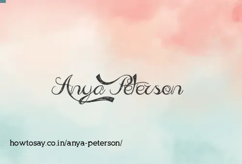 Anya Peterson