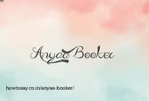 Anyaa Booker
