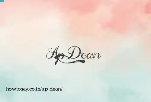 Ap Dean
