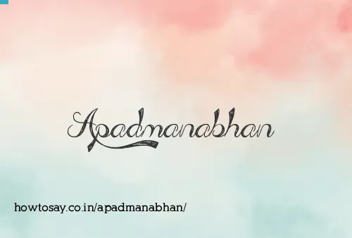 Apadmanabhan