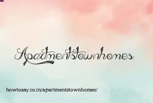 Apartmentstownhomes