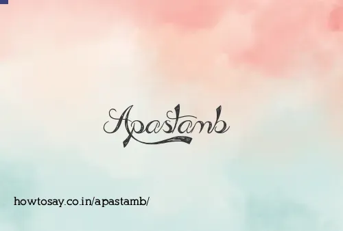 Apastamb