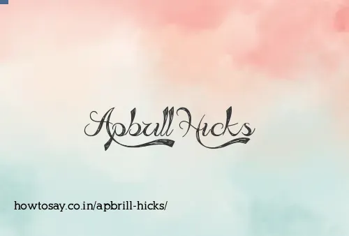 Apbrill Hicks