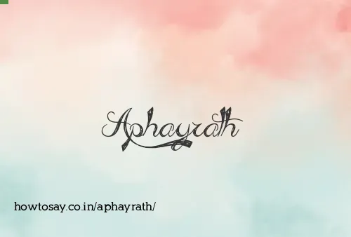 Aphayrath