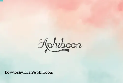 Aphiboon