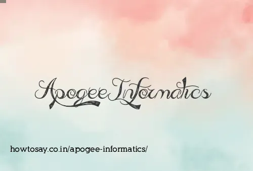 Apogee Informatics