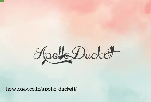 Apollo Duckett