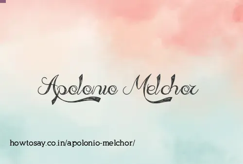 Apolonio Melchor