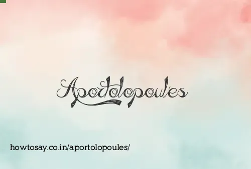 Aportolopoules