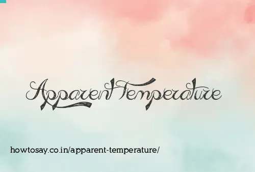 Apparent Temperature