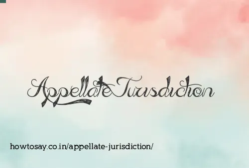 Appellate Jurisdiction