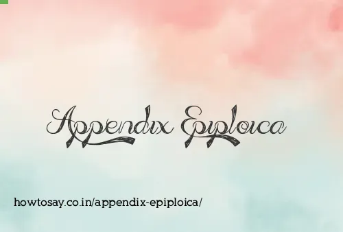 Appendix Epiploica