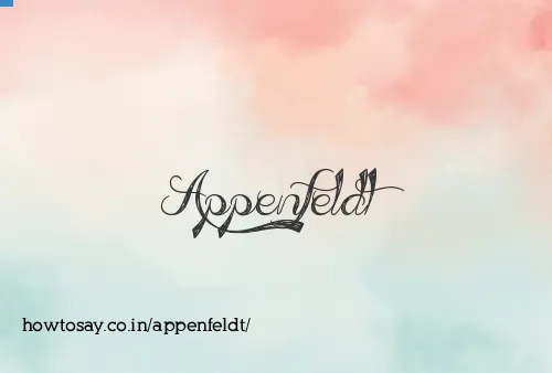 Appenfeldt