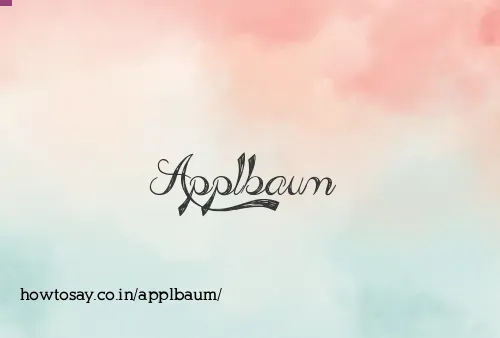 Applbaum