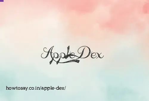 Apple Dex