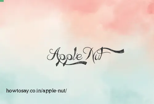 Apple Nut