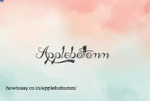 Applebottomm