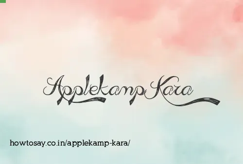 Applekamp Kara